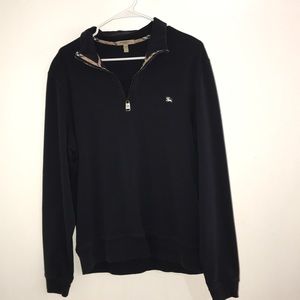 Burberry zip pullover.